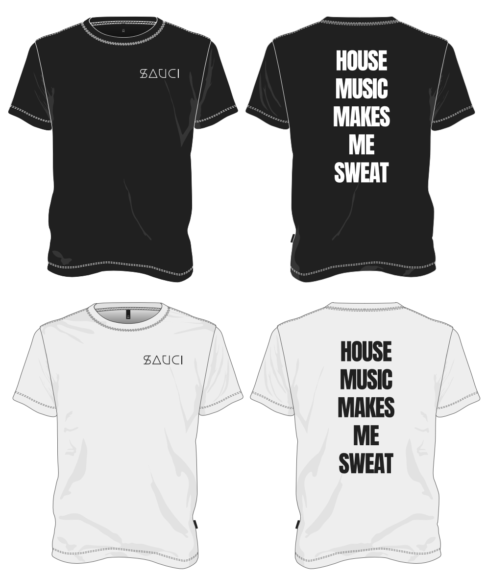 "House Music Makes Me Sweat" T Shirt